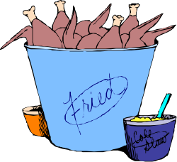 Fried Chicken Bucket Clipart: Delicious and Appetizing Visuals