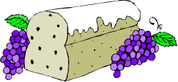 Cheese and Grapes Clipart: Delicious Pairing for Culinary Designs