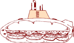 Juicy Hamburger Clipart Loaded with Meat