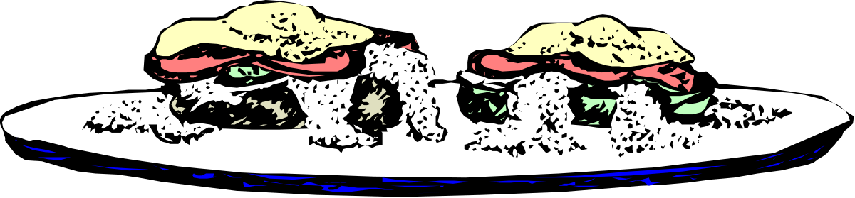 Dark Scene with Two Dogs Sitting - Captivating Clipart Collection