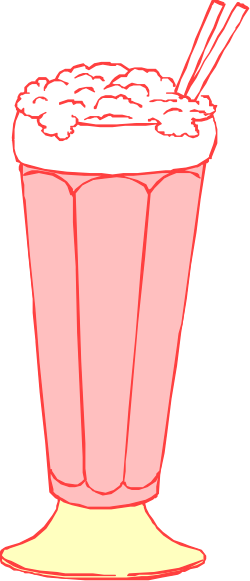 Cup with Straw Clipart - Perfect for Refreshing Beverage Designs