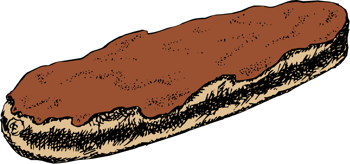 Meat Clipart on Black Background - Perfect for Culinary Projects