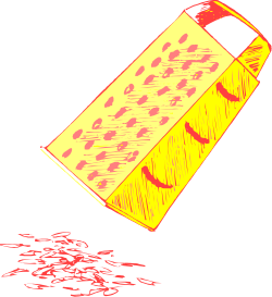 Vibrant Yellow Box with Red and White Design - Eye-Catching Clipart