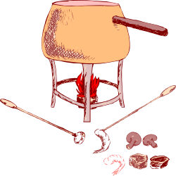 Pot with Fire Clipart: Cozy Cooking and Campfire Scenes