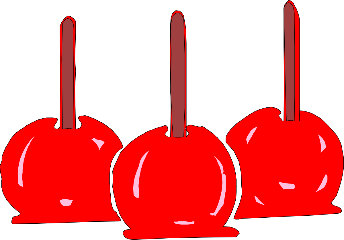 Three Red Chairs on a Black Background Clipart