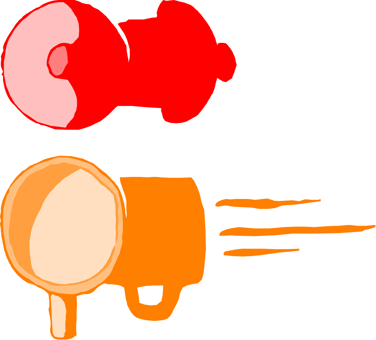 Red and Yellow Object Clipart: Vibrant Visuals for Your Projects