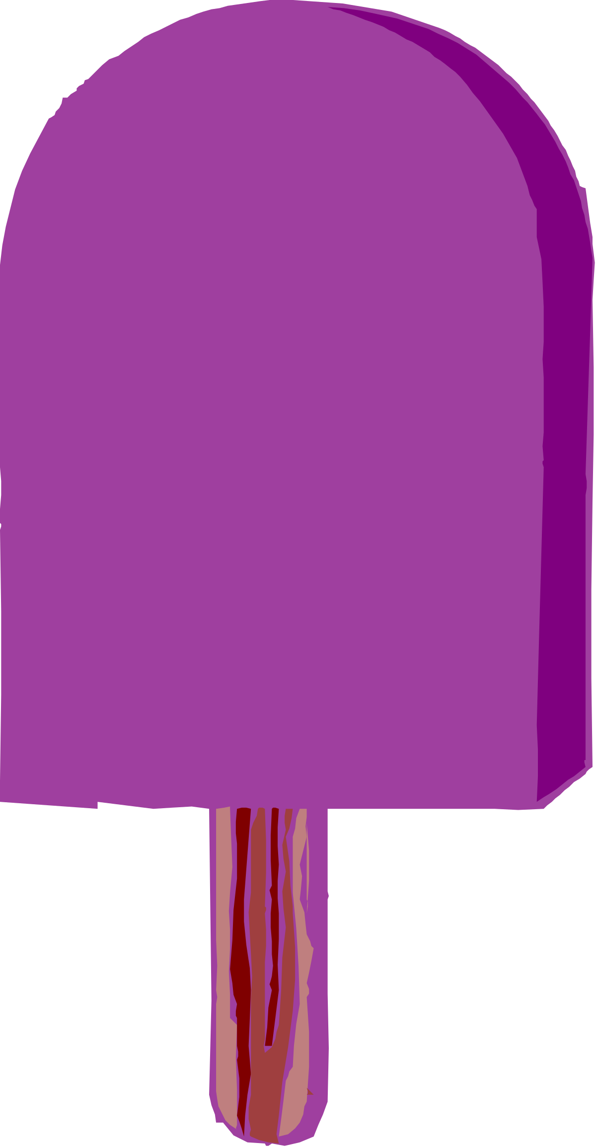 Purple Lamp with Red Shade - Vibrant Clipart for Your Projects