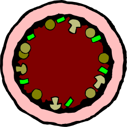 Circle Clipart with Green and Red Circles - Vibrant Geometric Elements