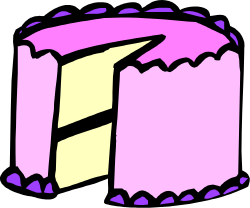 Delicious Cake with Pink Frosting Clipart for All Occasions