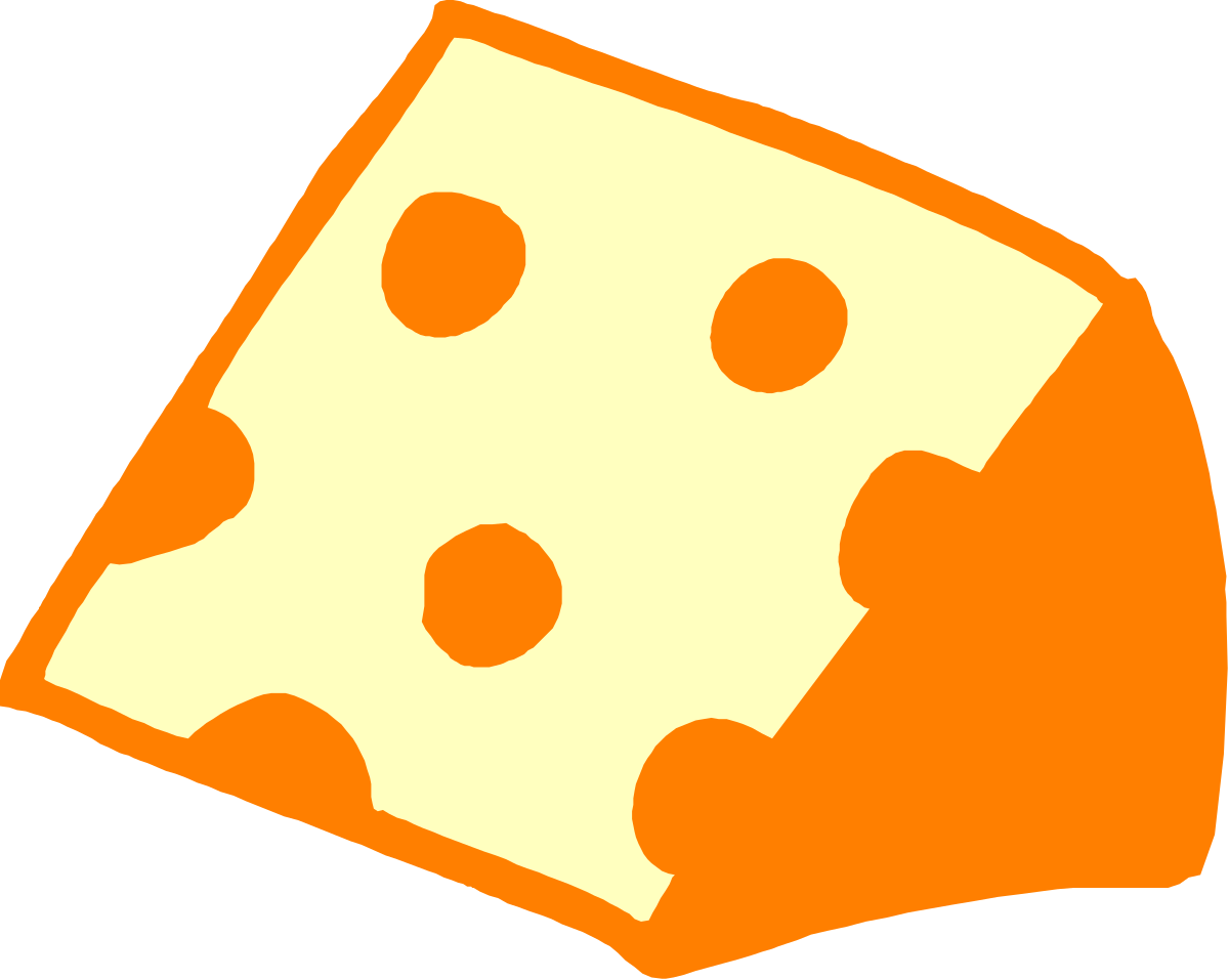 Cheese Clipart: Delightful Cheese with Spots for Your Creative Projects