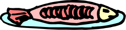 Vibrant Fish with Pink and Blue Tail Clipart