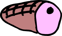 Pink Baseball Ball on Black Background - Vibrant Clipart for Your Projects