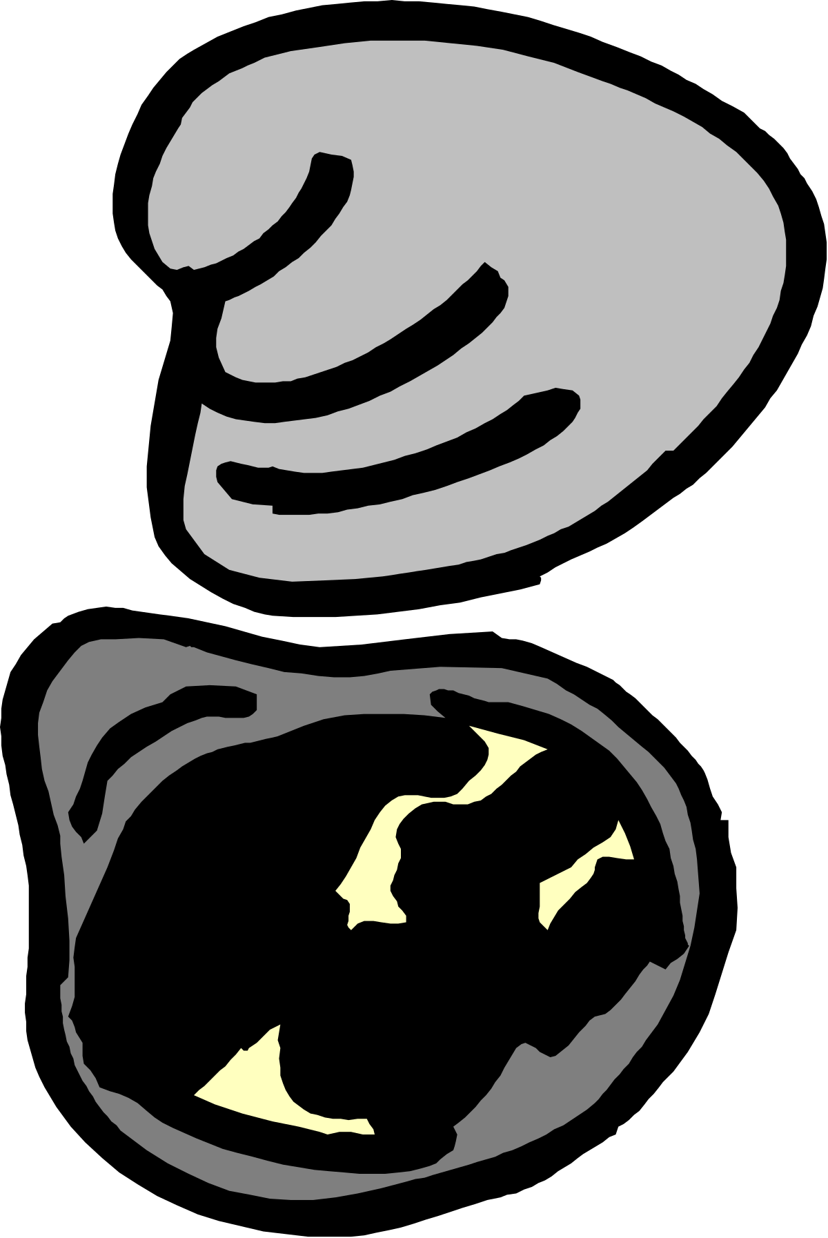 a black and white image of a rock clip art png transparent Rock Clipart - Stunning Black and White Illustration for Diverse Uses