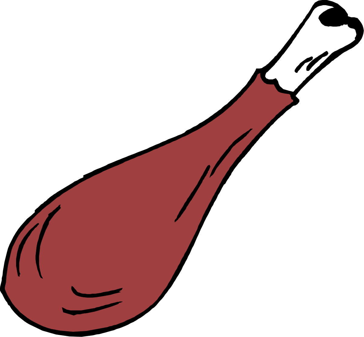 a red chicken on a black background clip art png transparent Red Chicken on Black Background - Vibrant Clipart for Your Projects