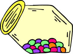 Candy Jar Clipart  Colorful and Whimsical Sweet Treats