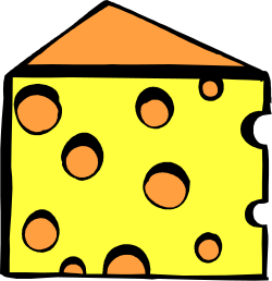 Cheese with Holes Clipart for Creative Projects