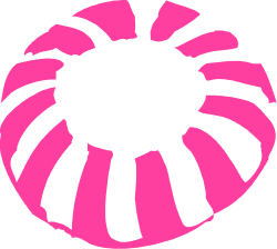 Pink Spiral Shaped Object Clipart for Creative Projects