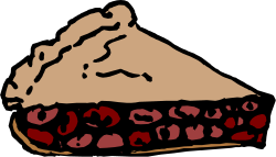 Pie Slice Missing - Delicious Dessert Clipart