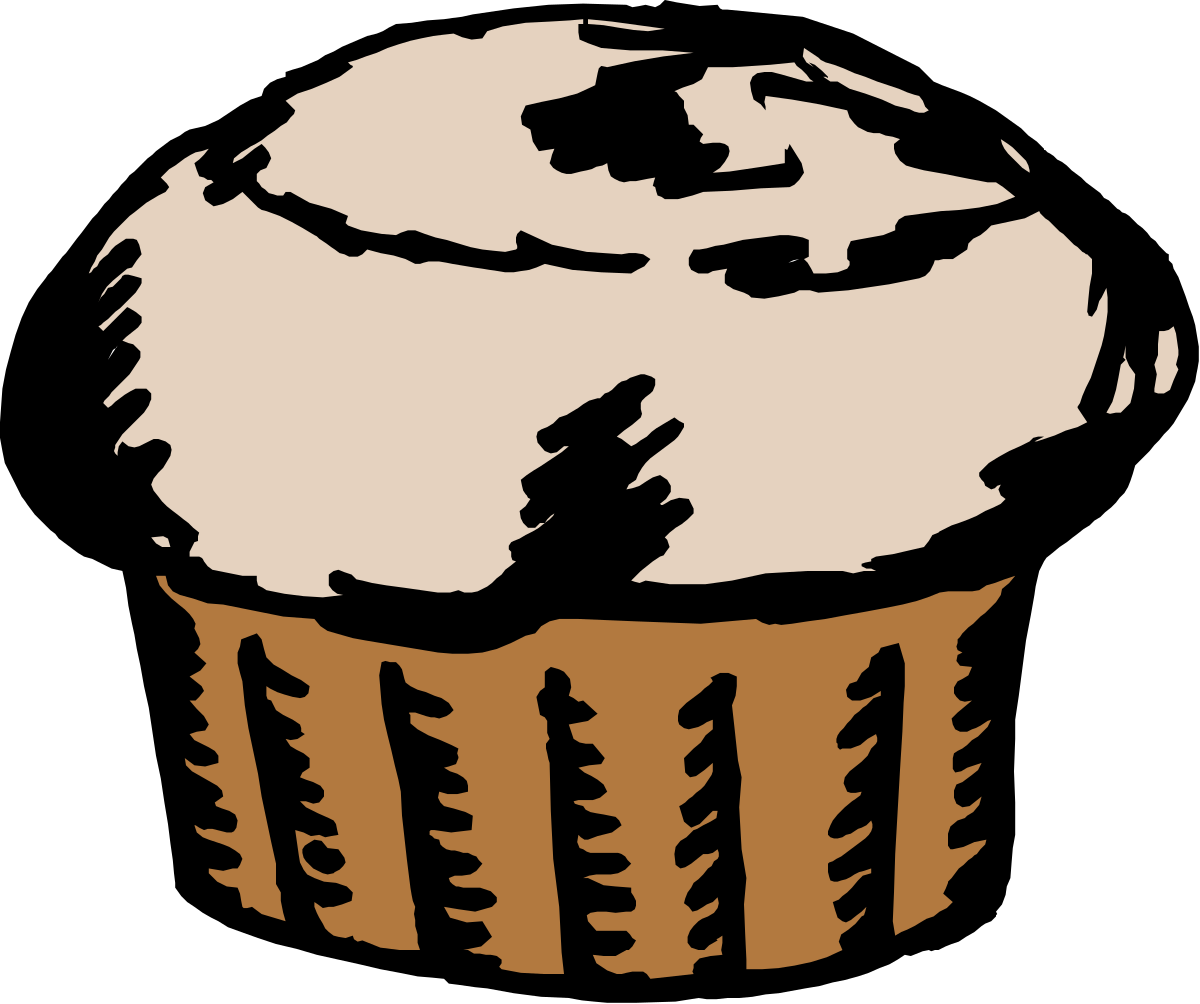 Cupcake Delight: Tasty Icing Top Clipart for Creative Projects