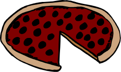 Missing Slice Pizza Clipart - Delicious and Whimsical
