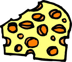 Cheese with Nuts - Delightful Clipart for Food Lovers