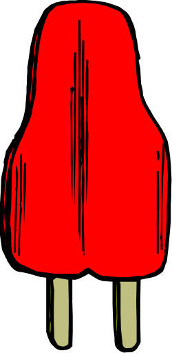 Red Car Clipart on Black Background