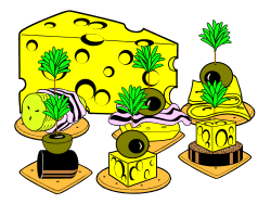 Cheese and Fruit Clipart: A Delightful Display of Freshness
