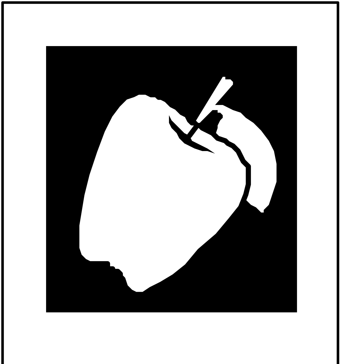 a white and black silhouette of a pepper clip art png transparent Black and White Silhouette of a Pepper Clipart