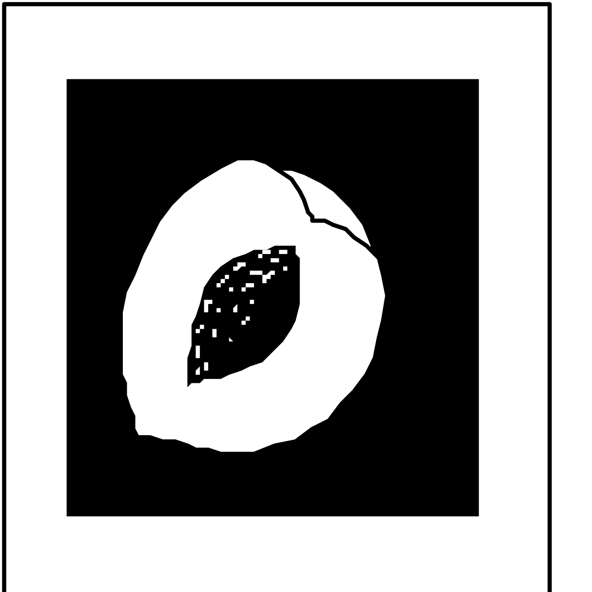 Black and White Leaf Clipart - Elegant Botanical Design