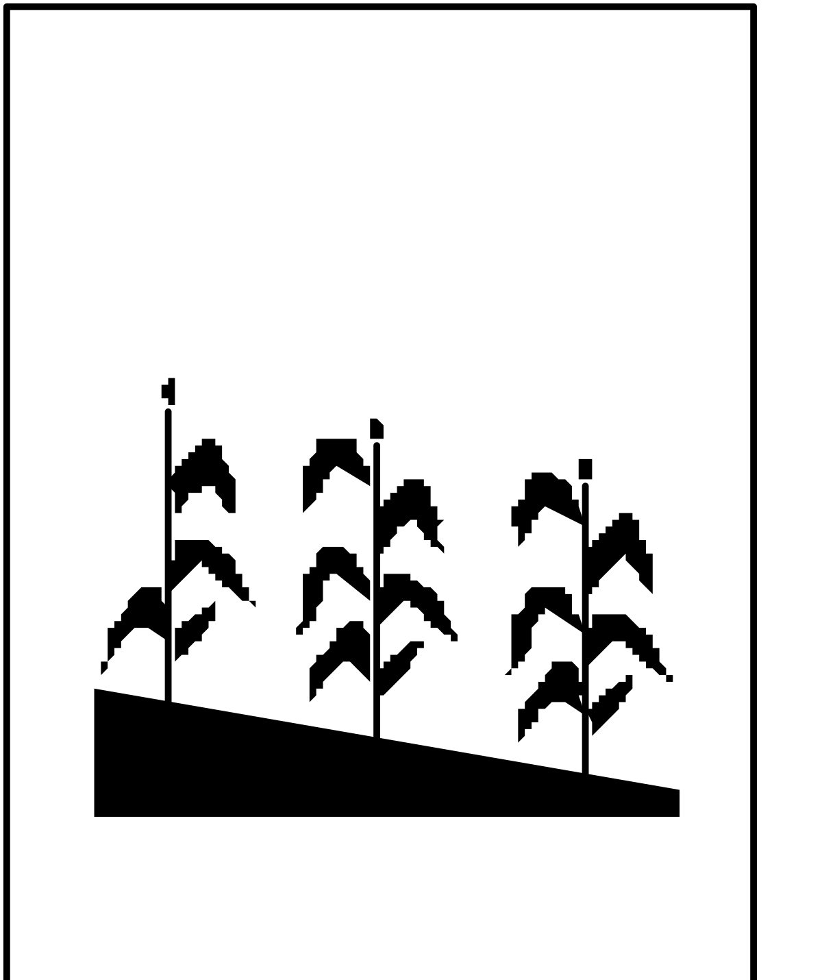Black and White Logo with Four Arrows - Dynamic Clipart Collection