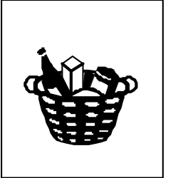Basket with Bird Clipart: Charming Nature Illustration