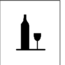 Wine Bottle and Glass Clipart: Elegant Beverage Illustrations