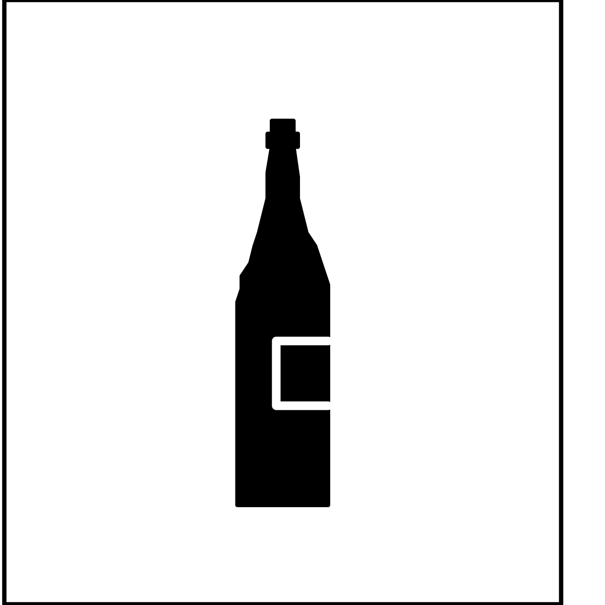 Beer Bottle Icon Clipart - High-Quality SVG Graphics