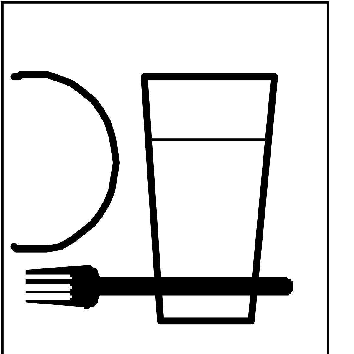 a glass and a spoon with a fork clip art png transparent Glass Spoon Fork Clipart - Perfect Kitchen Elements