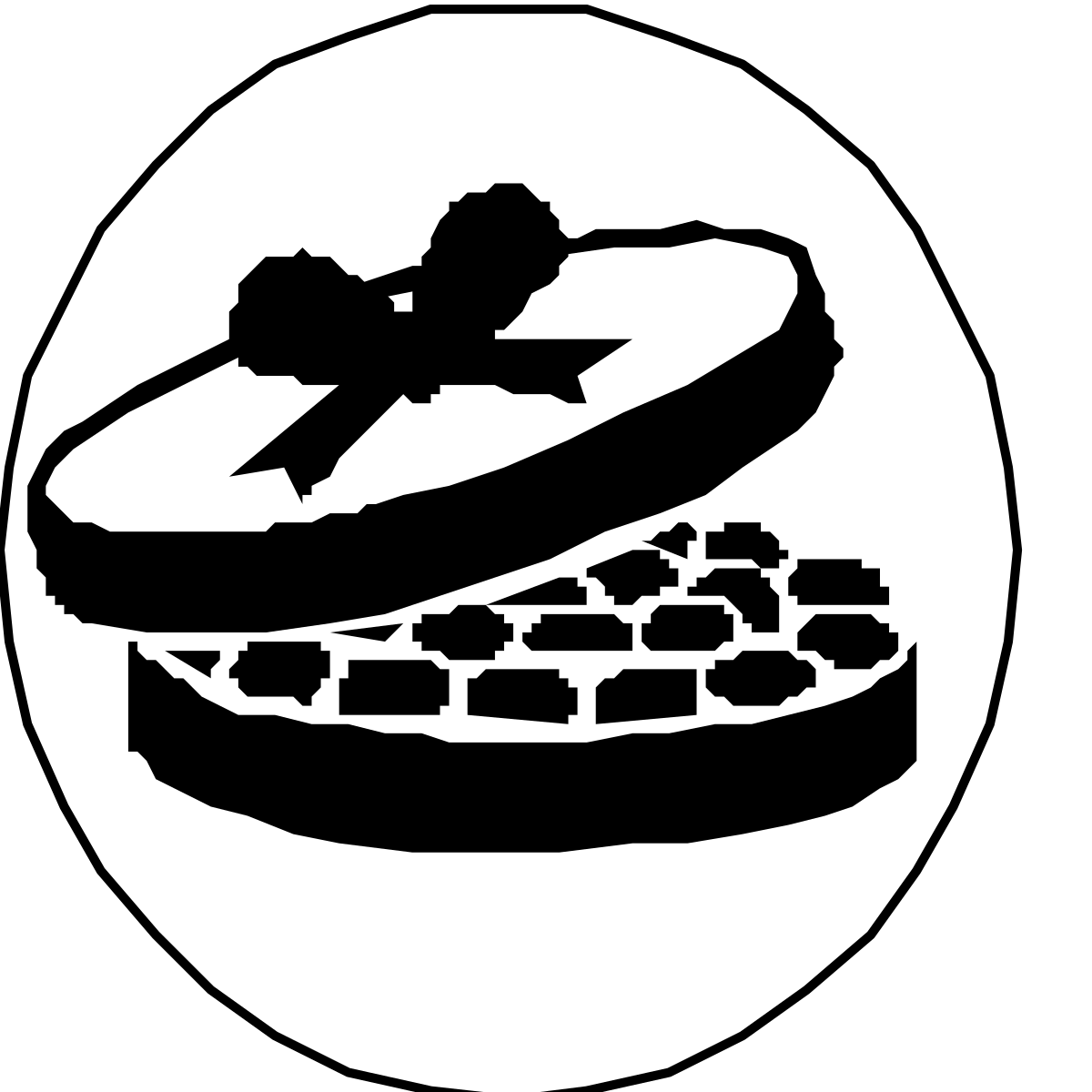 Black and White Burger Clipart: Iconic Fast Food Illustration