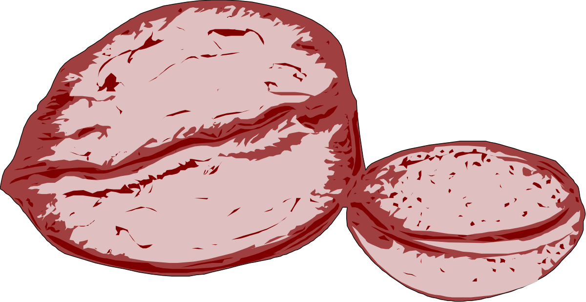 Juicy Meat Cut in Half Clipart for Culinary Arts