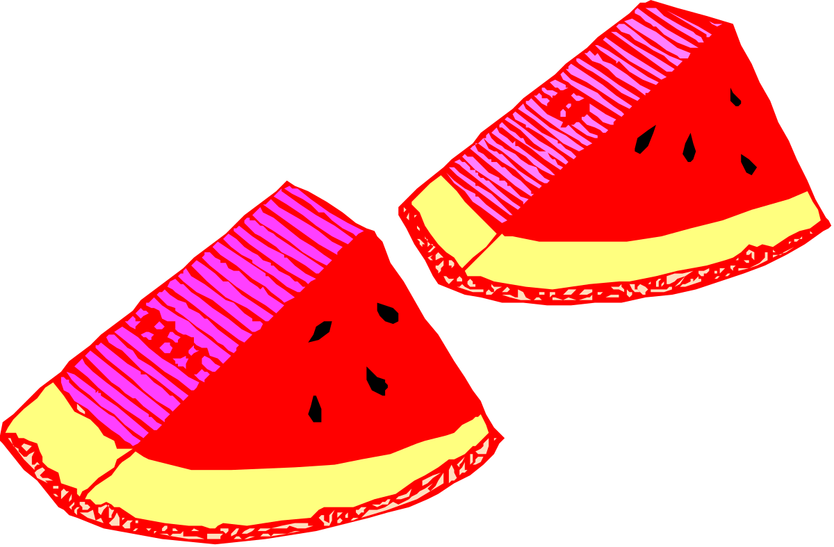 Watermelon Slices Clipart: Fresh and Juicy Illustration