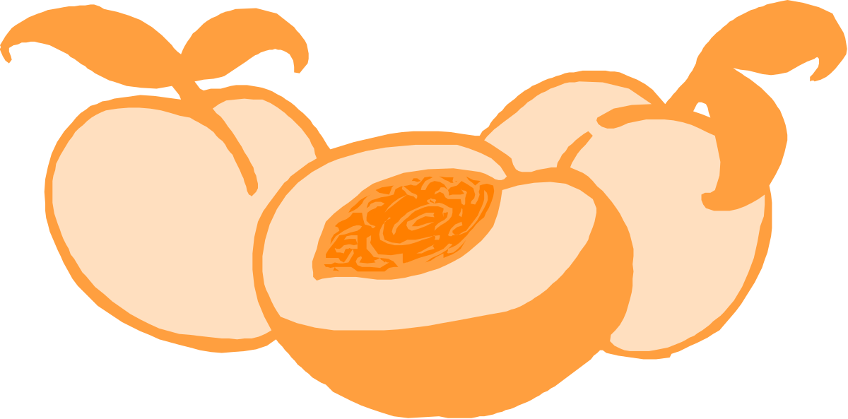 Peaches Clipart Collection - Fresh and Juicy Peach Graphics