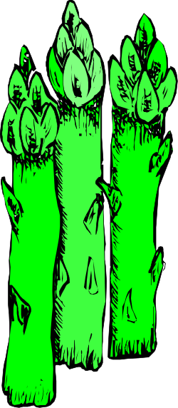 Three Joyful Green Men with Raised Arms Clipart