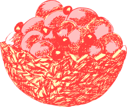 Bowl of Cher Clipart: Stunning and Vibrant SVG Artwork