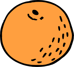 Orange with Black Spots Clipart for Vibrant Designs