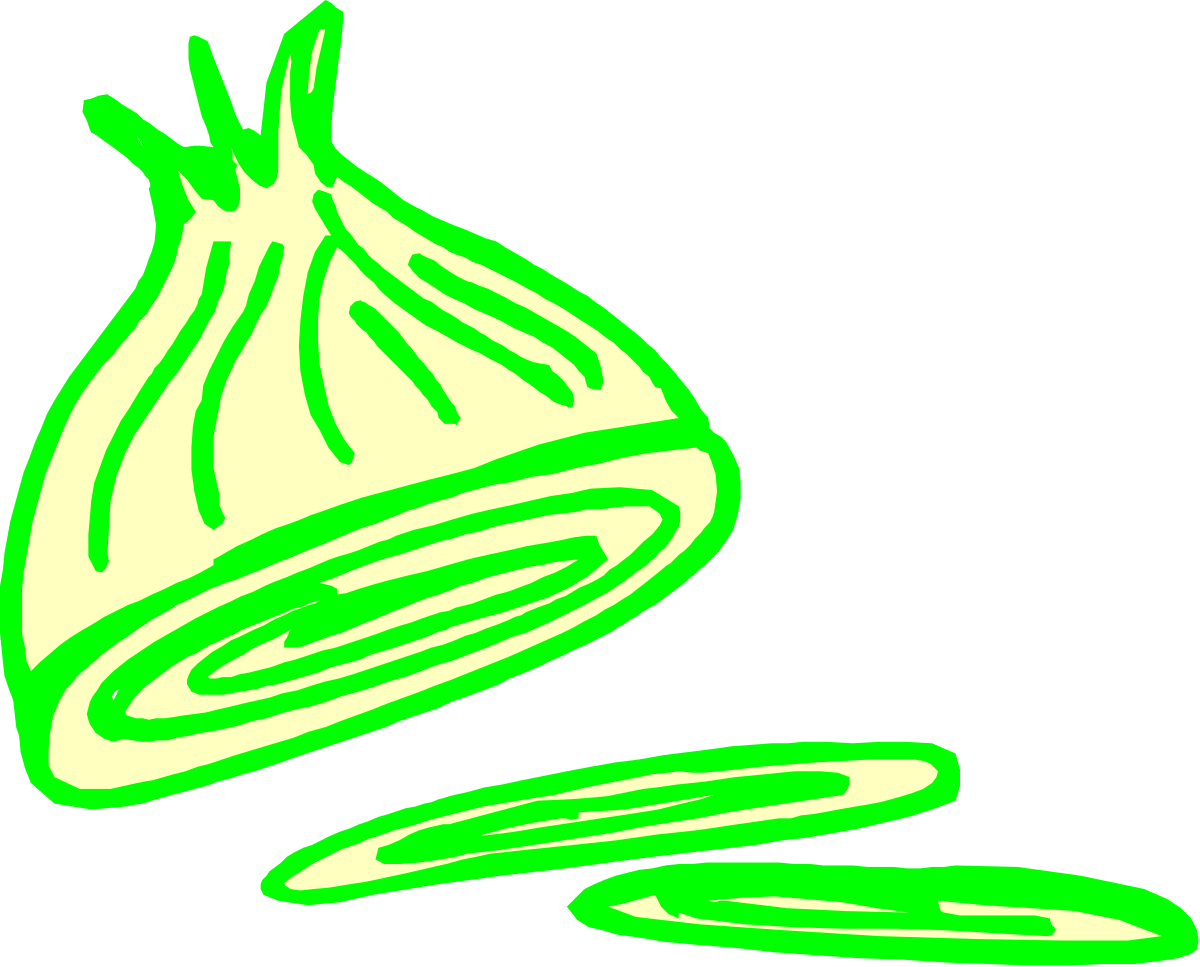 a green onion with a slice cut in half clip art png transparent Green Onion Slice Clipart - Fresh Vegetables for Culinary Creations