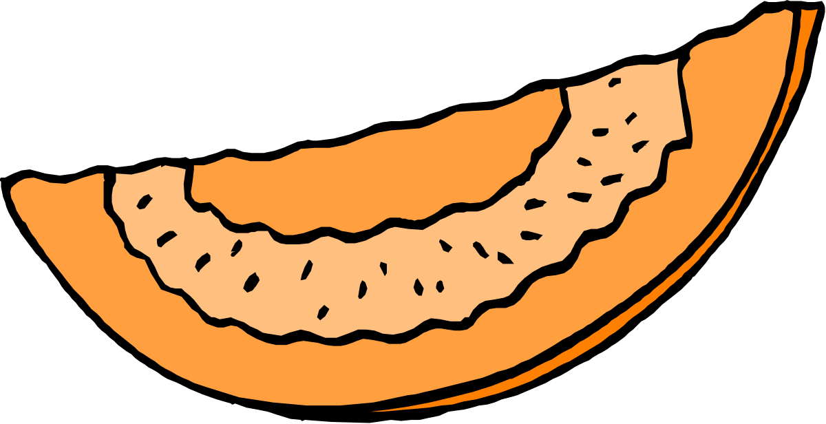 Orange Half on Black Background - Vibrant Citrus Clipart