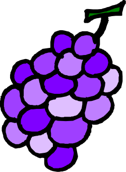 Grapes Clipart: Fresh and Juicy Bunch of Grapes for Creative Projects