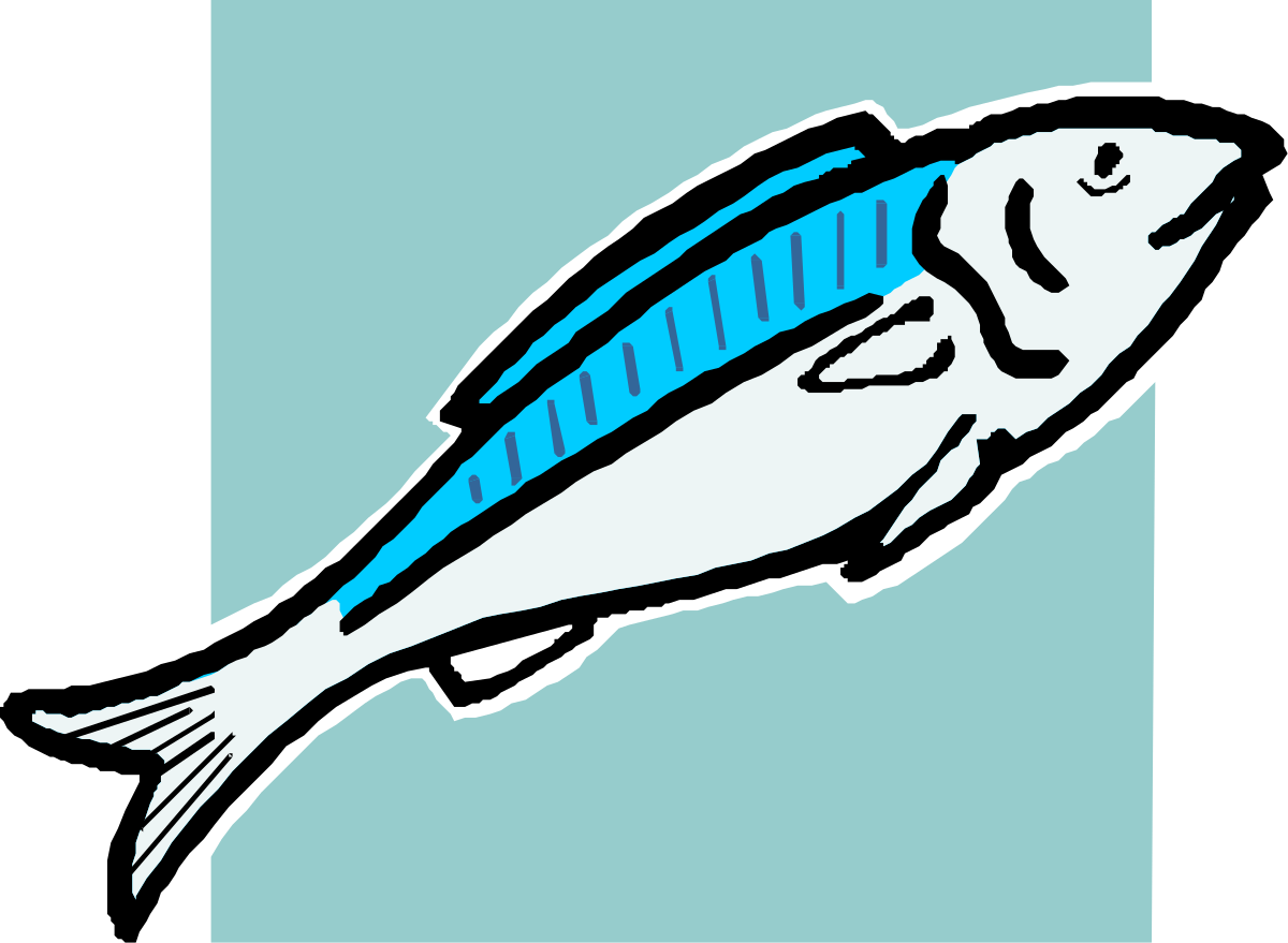 Blue-Tailed Fish Clipart for Vibrant Projects