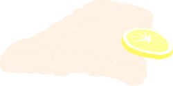Lemon Slice on a Map - Vibrant Clipart for Travel Enthusiasts