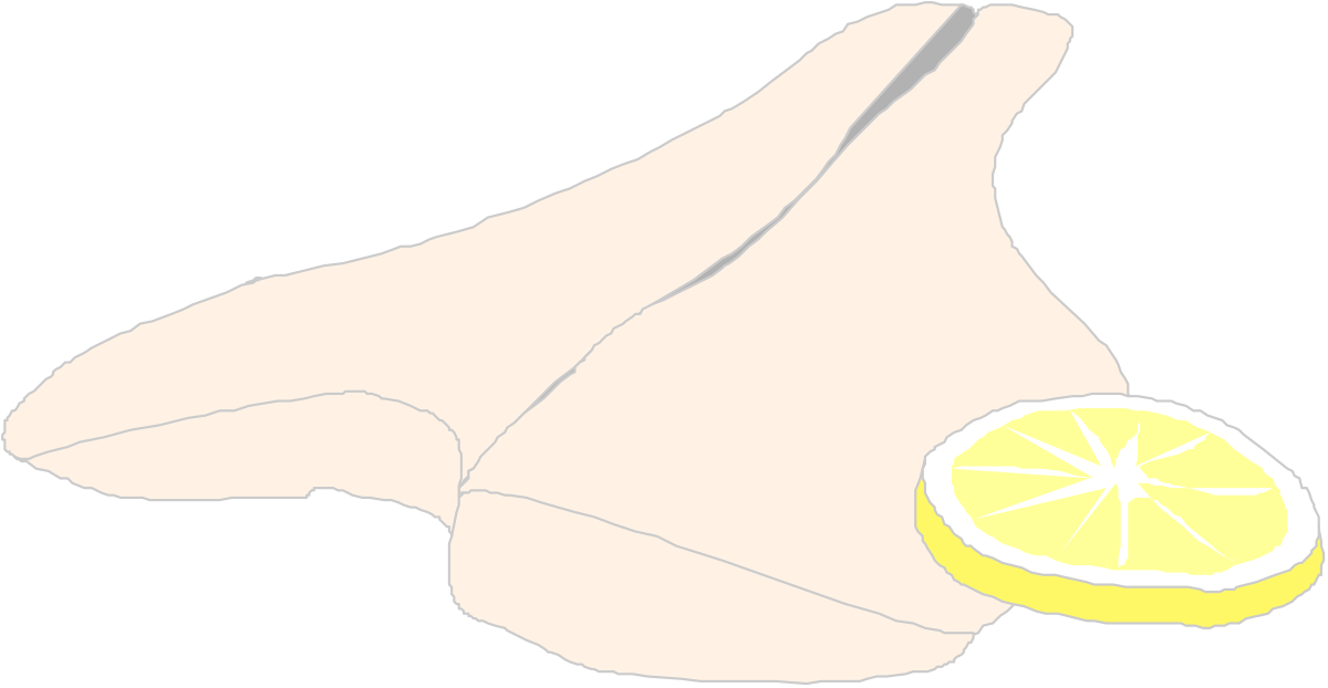 a lemon slice on a white glove clip art png transparent Lemon Slice on a White Glove Clipart - Fresh Citrus Delight