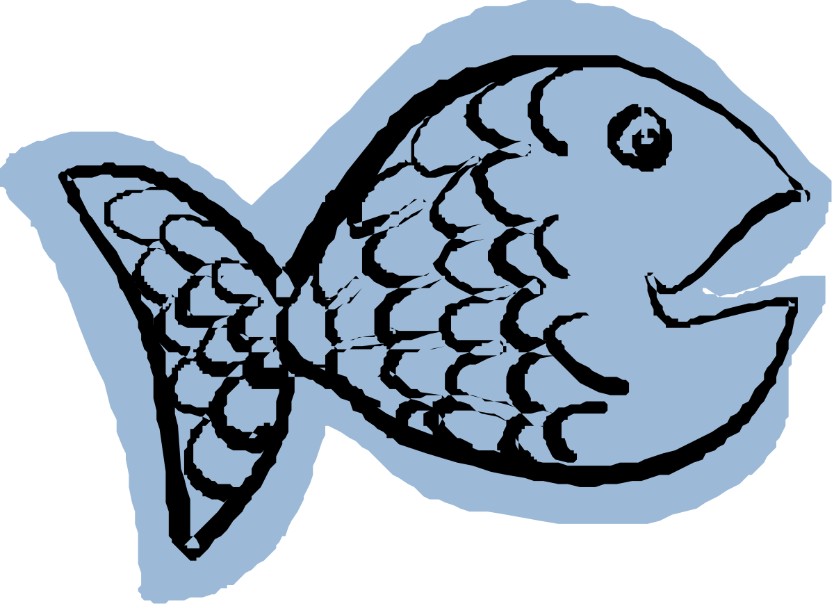 Fish with Broken Tail Clipart: Unique and Eye-Catching Illustrations