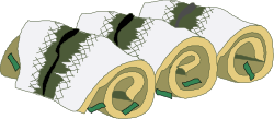 Roll of Paper with Hole Cut - Versatile Clipart for Creative Projects