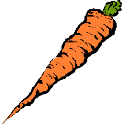 Vibrant Carrot with Green Leaf Clipart for Fresh Designs